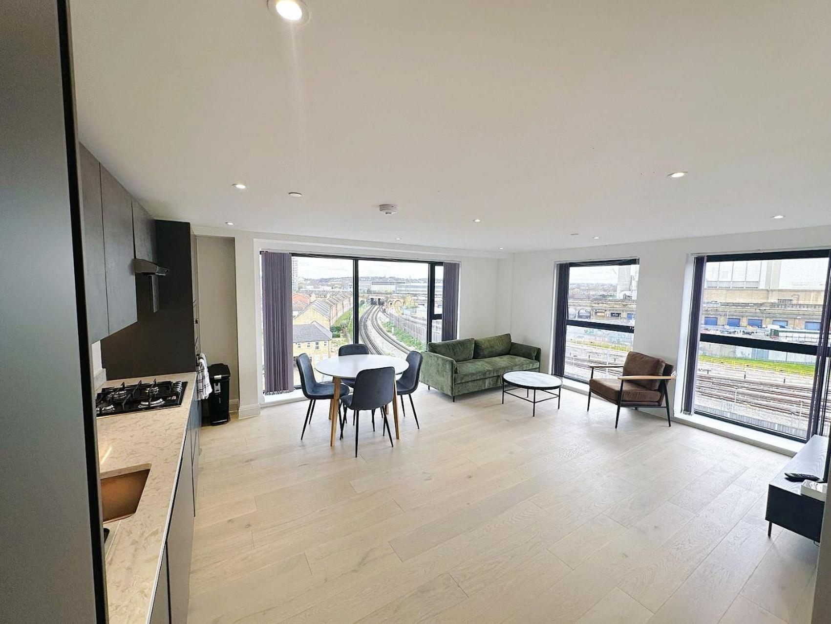 ロンドンLuxury Modern Flat Near Centerアパートメント エクステリア 写真