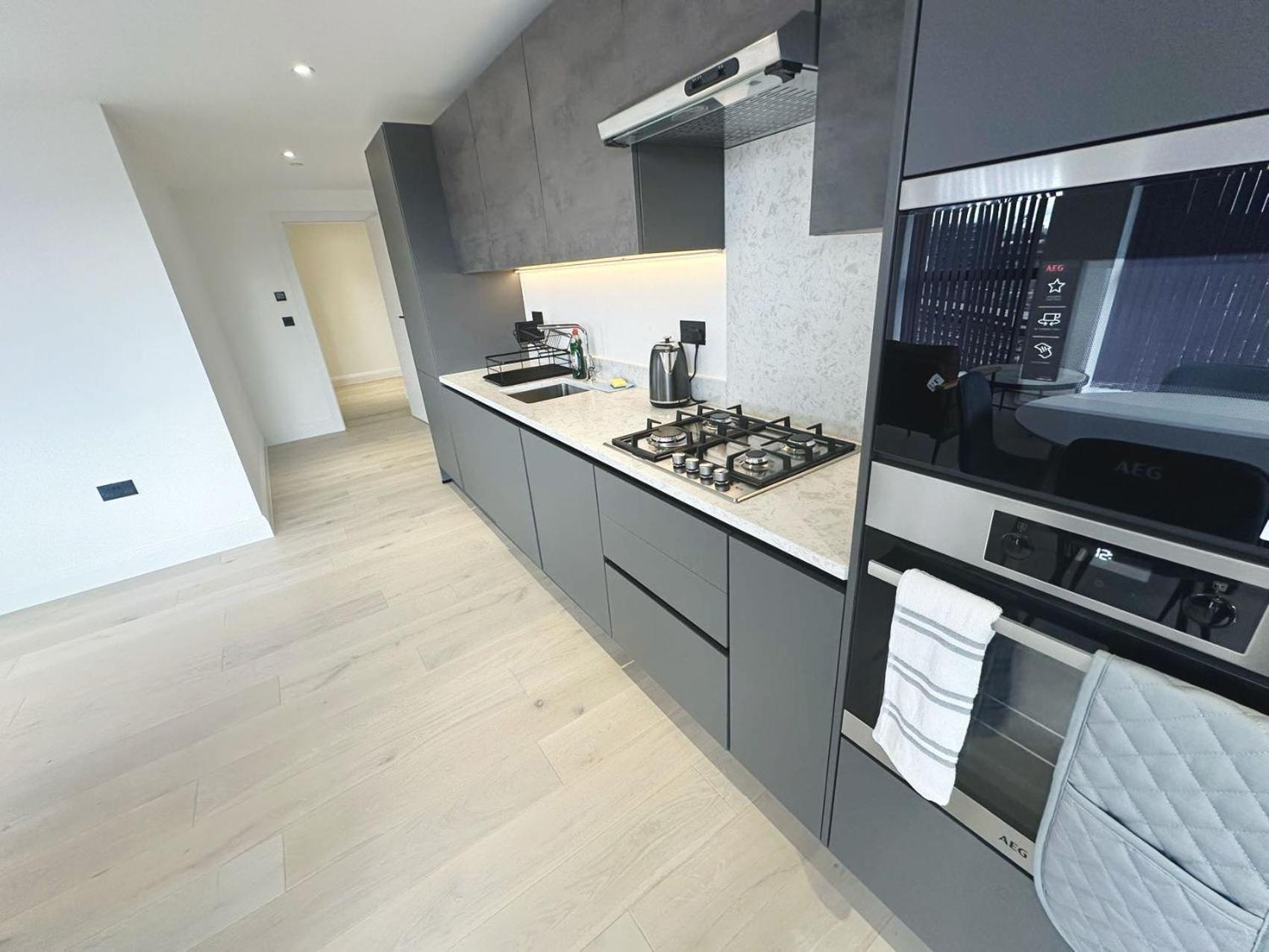 ロンドンLuxury Modern Flat Near Centerアパートメント エクステリア 写真